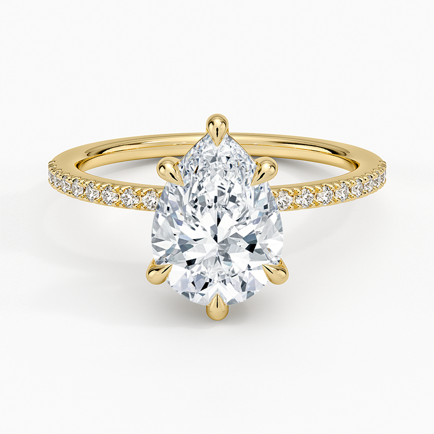 Perfect Fit Half-Coverage Diamond Engagement Ring