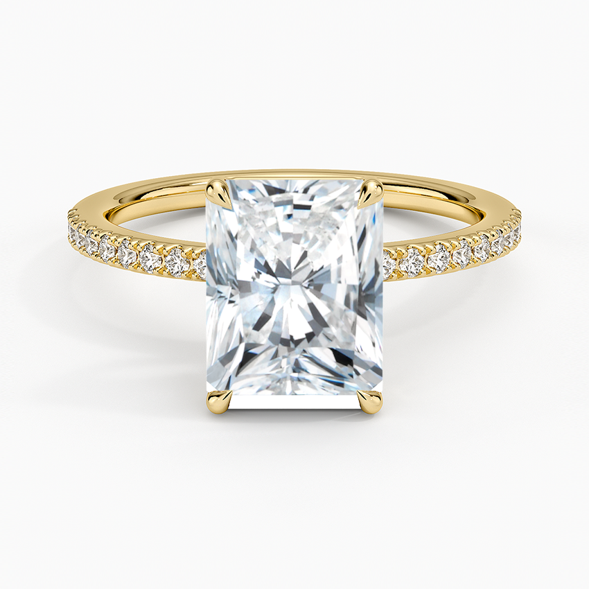 Perfect Fit Half-Coverage Diamond Engagement Ring