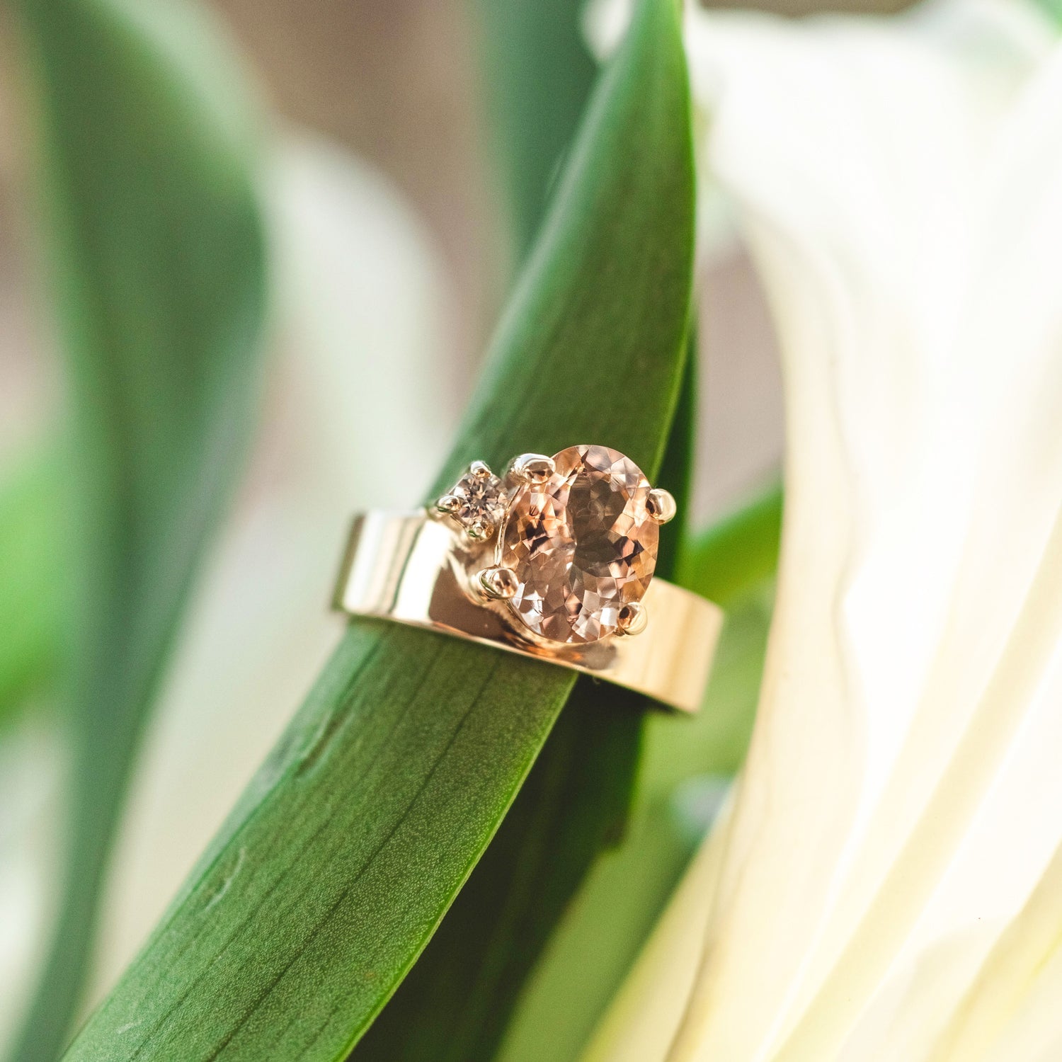 The Vibrant Soul Ring No.2, 2ct Morganite