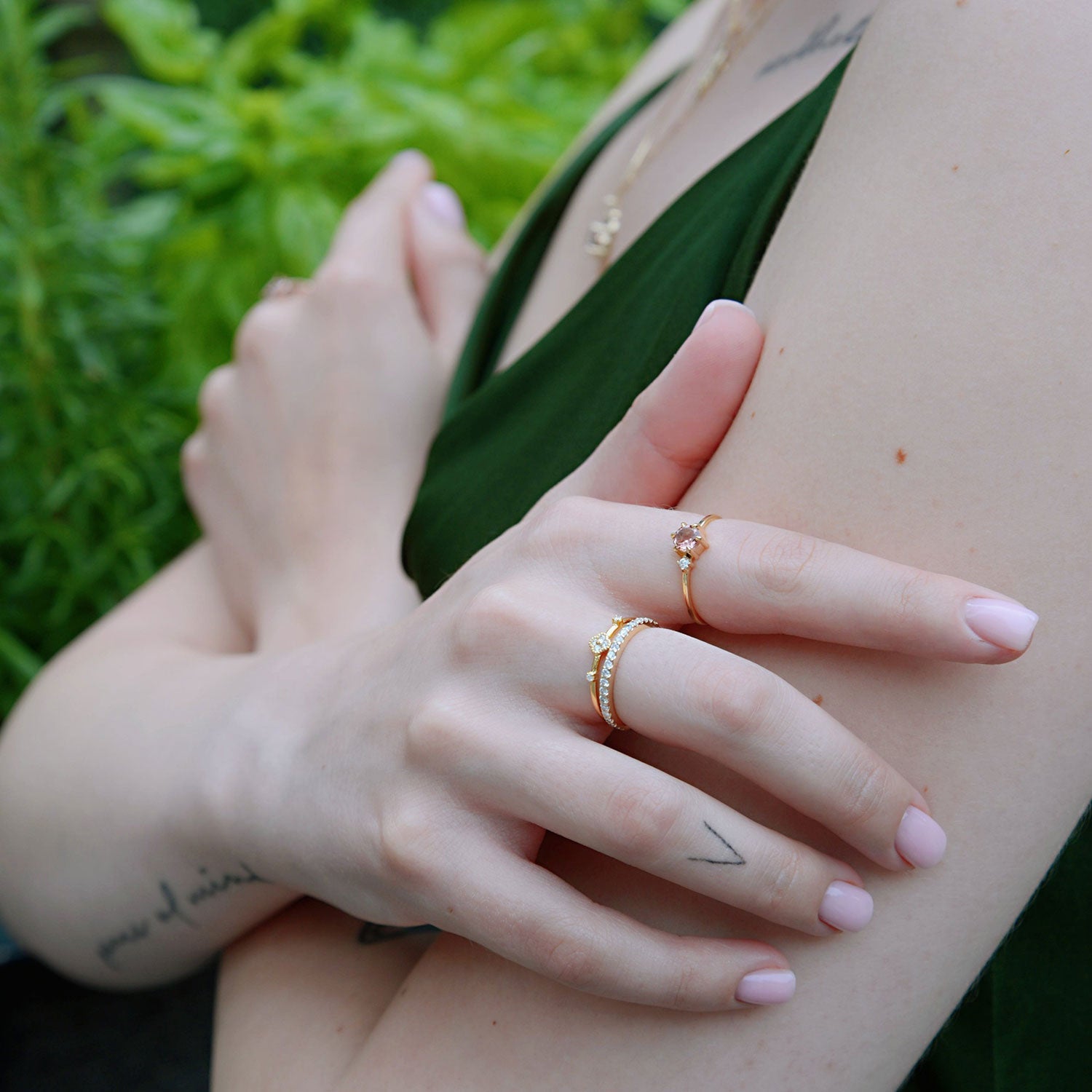 Lucky Clover Diamond Ring