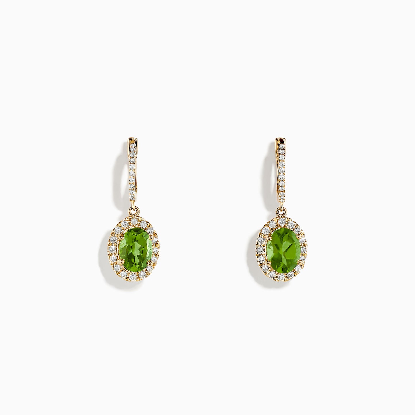 14K solid gold diamond hoop earrings for women with brilliant round-cut diamonds, perfect for luxury everyday wear.