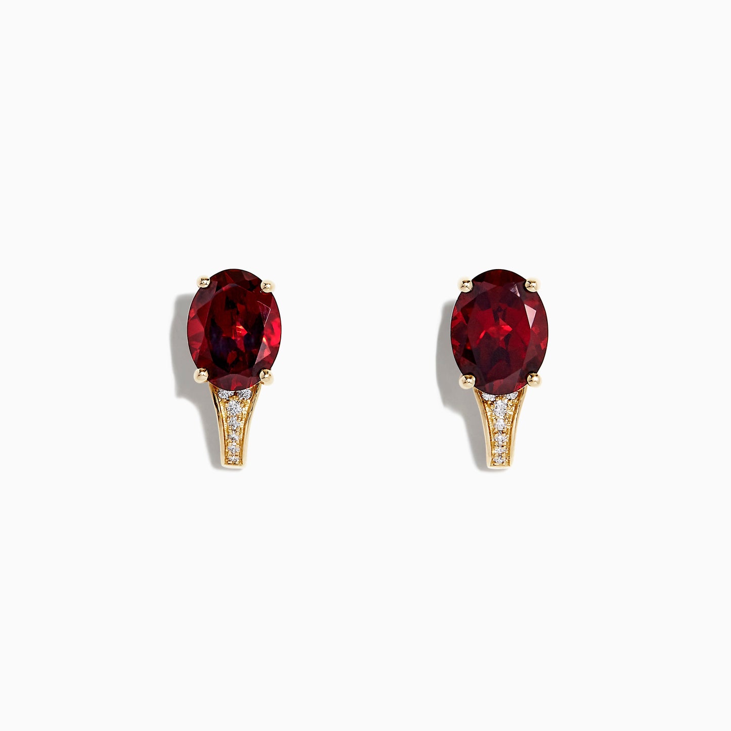 14K solid gold diamond hoop earrings for women with brilliant round-cut diamonds, perfect for luxury everyday wear.