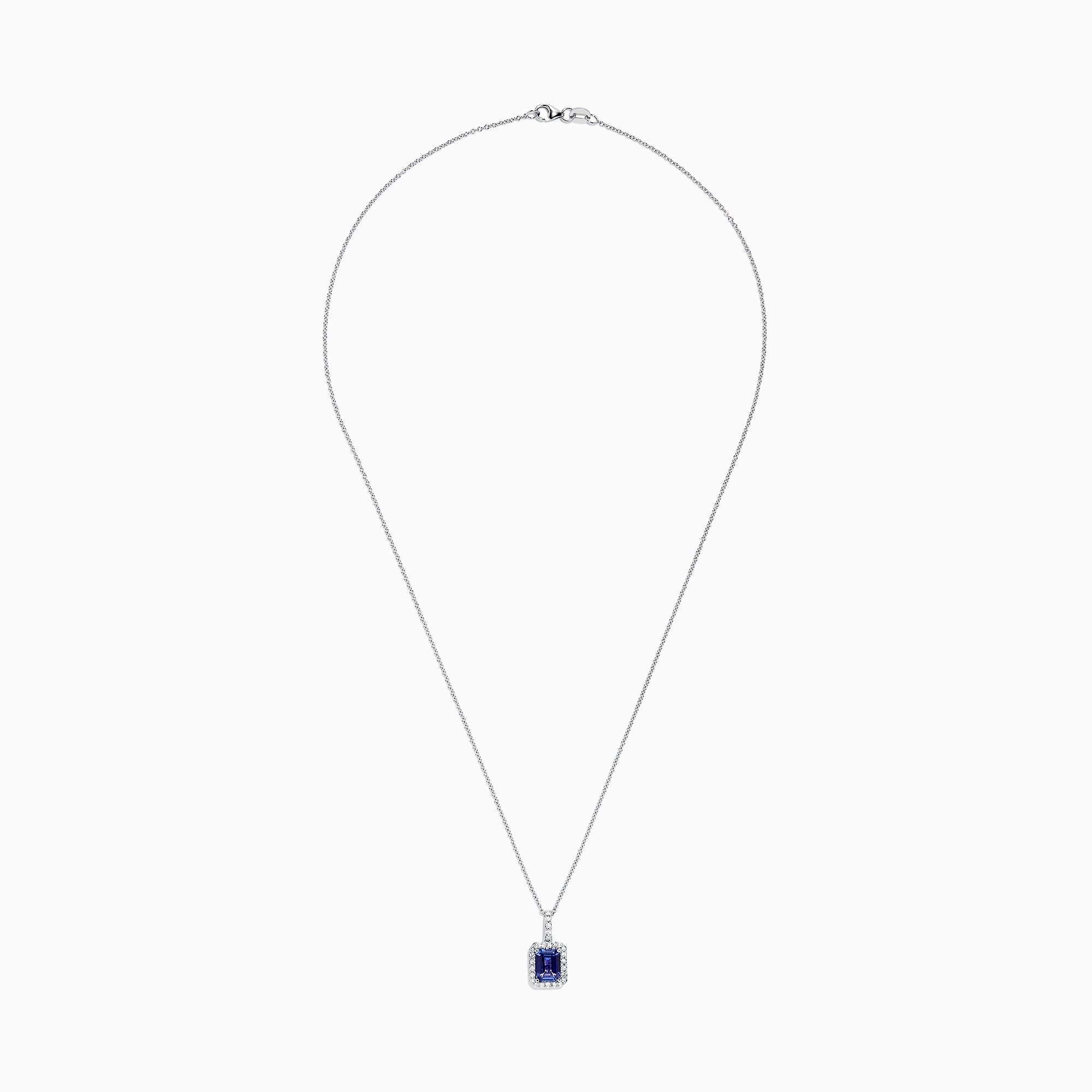 Nahla Siri 14K White Gold Tanzanite and Diamond Pendant, 1.56 TCW