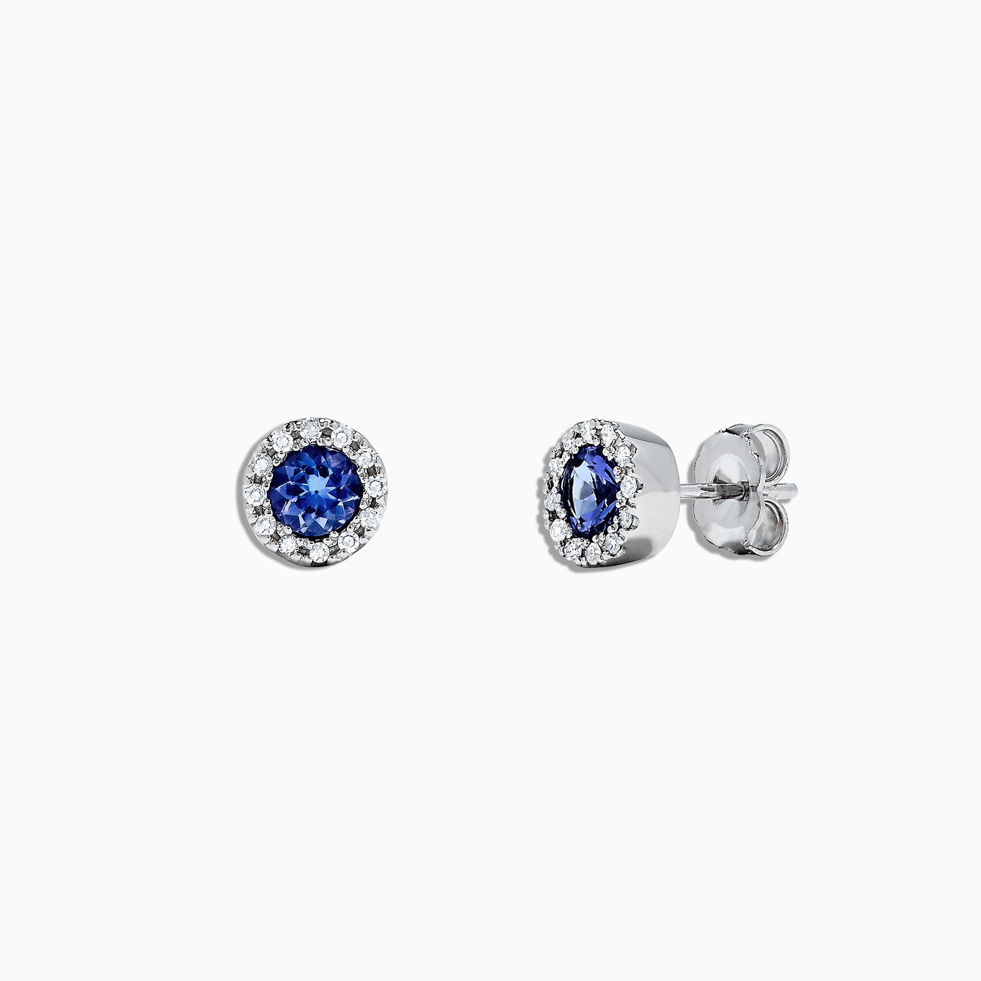 14K solid gold diamond hoop earrings for women with brilliant round-cut diamonds, perfect for luxury everyday wear.