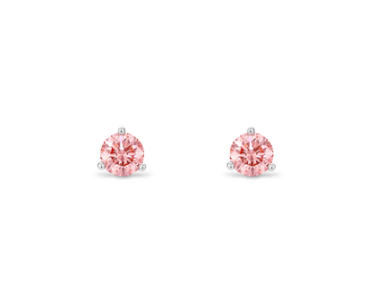 14K solid gold diamond hoop earrings for women with brilliant round-cut diamonds, perfect for luxury everyday wear.