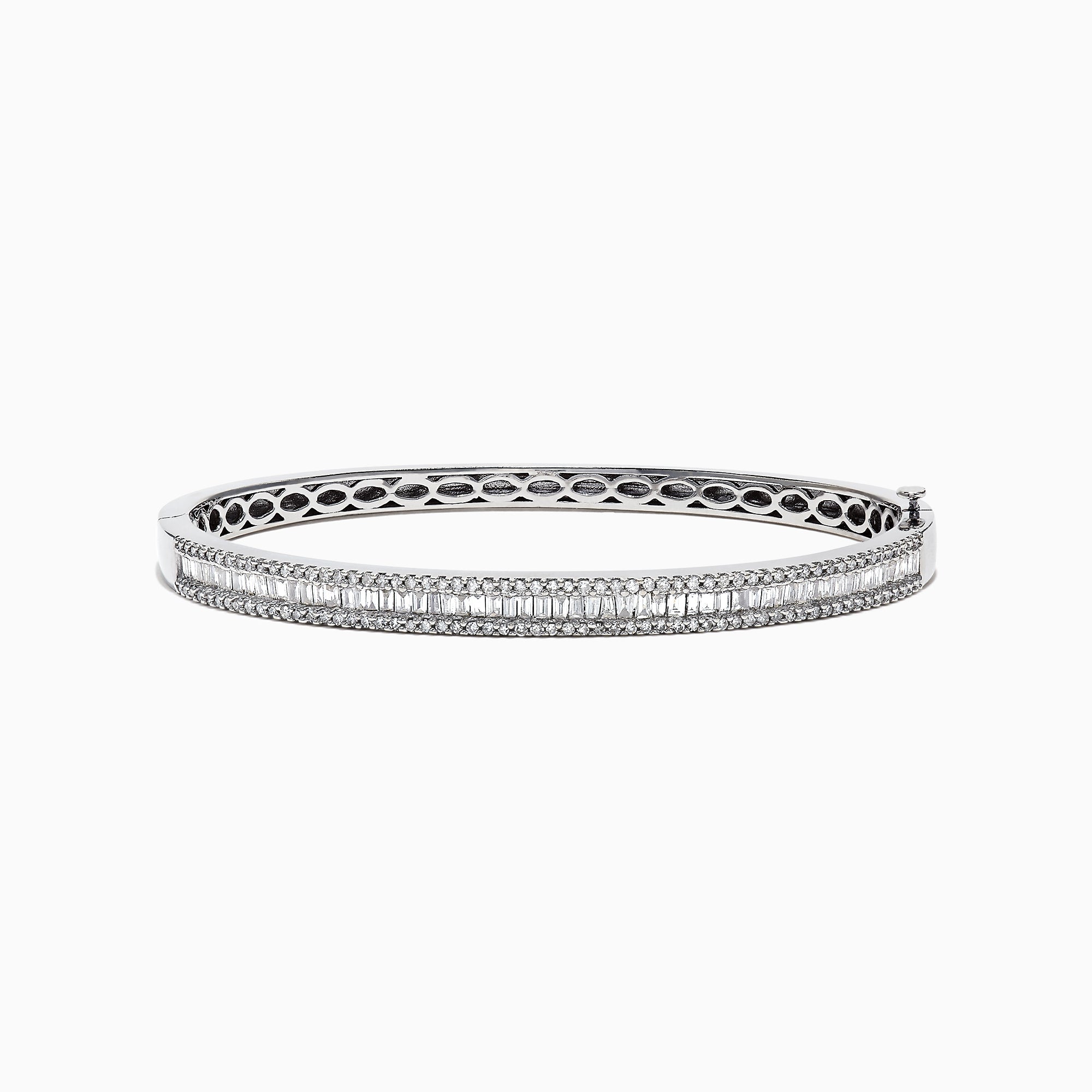 Classique 14K White Gold Diamond Bangle 1.22 TCW