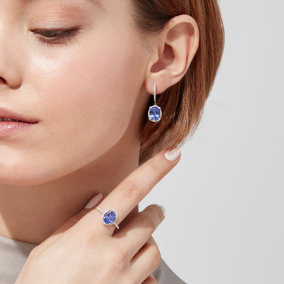 14K solid gold diamond hoop earrings for women with brilliant round-cut diamonds, perfect for luxury everyday wear.