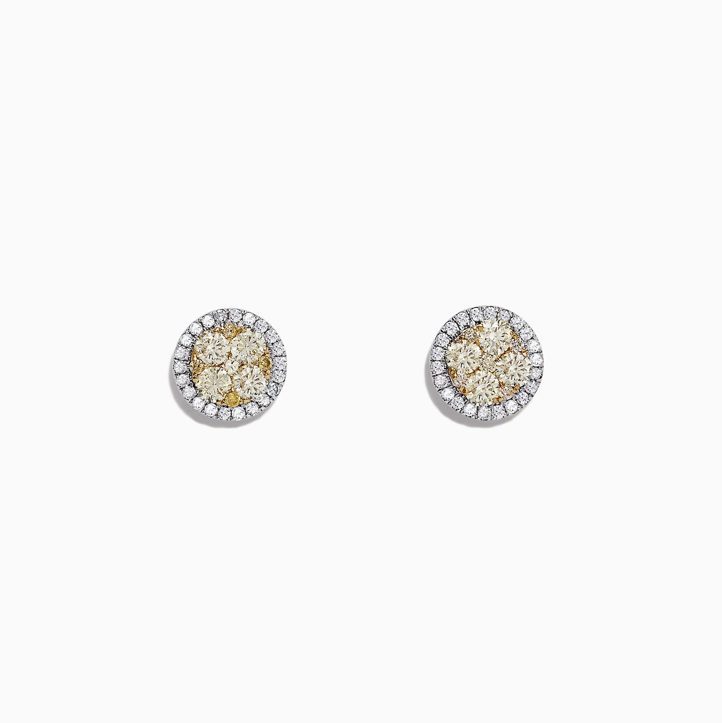 14K solid gold diamond hoop earrings for women with brilliant round-cut diamonds, perfect for luxury everyday wear.