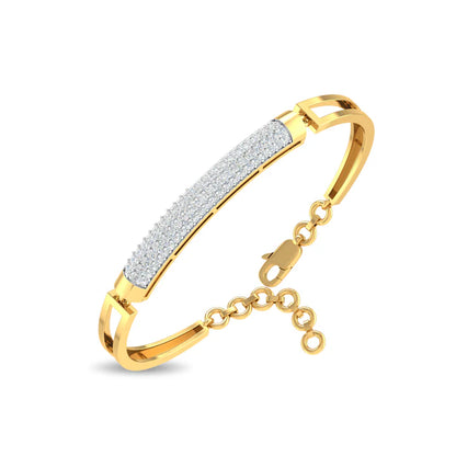 LuxeGlitz Diamond Studded Bracelet