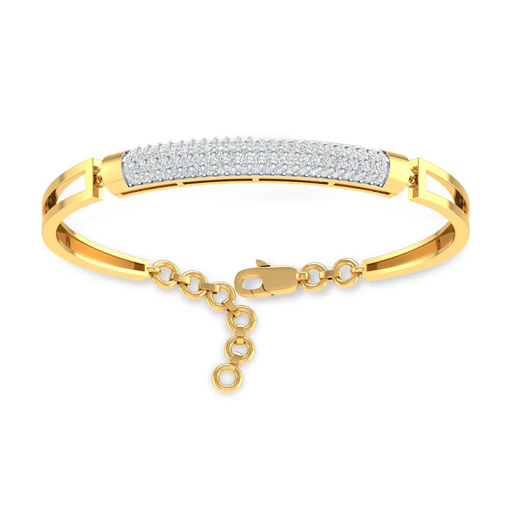 LuxeGlitz Diamond Studded Bracelet