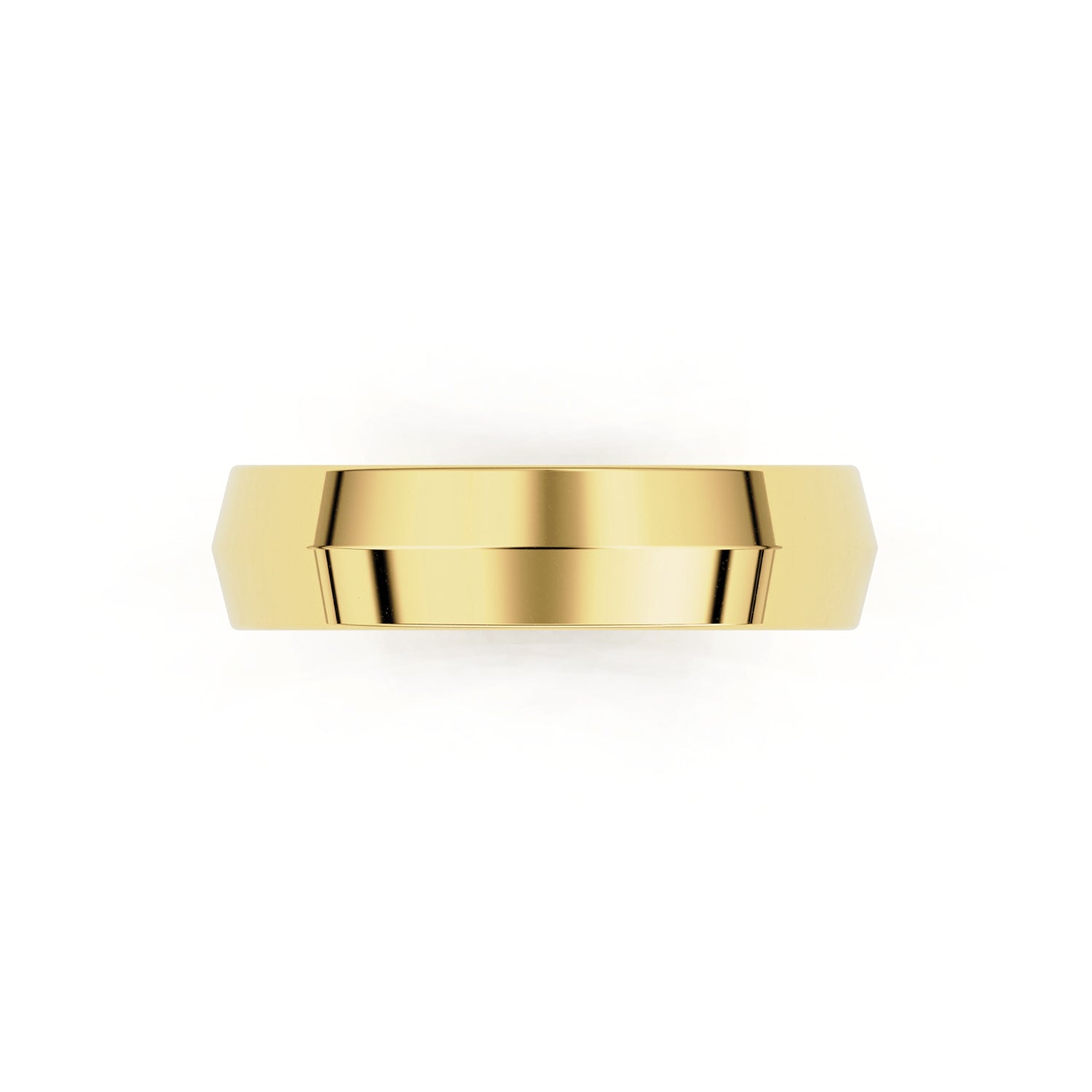 5.5mm Knife Edge Forever Wedding Band, 14k Gold