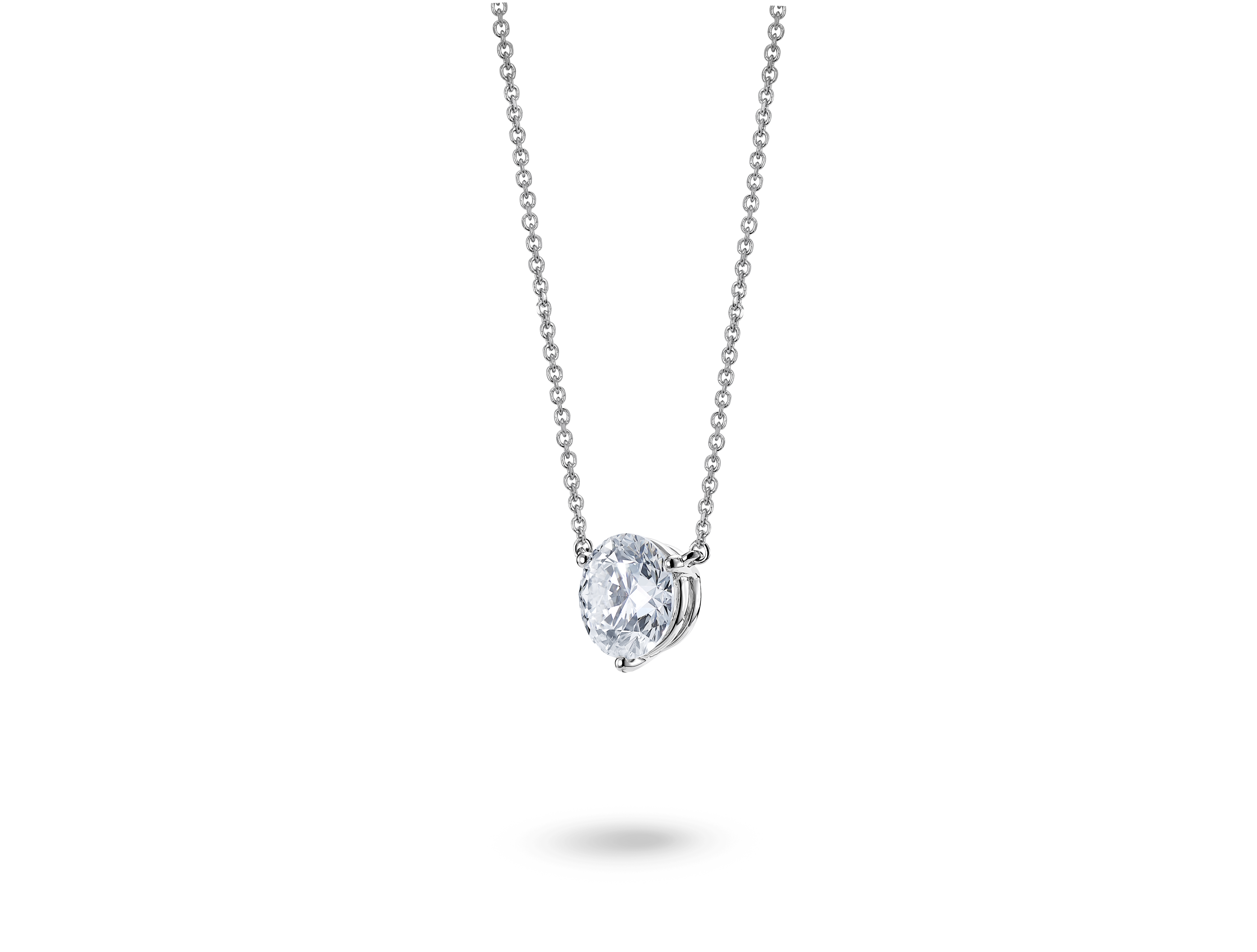 Lab-Grown Diamond 1½ct. Round Brilliant Solitaire Pendant | White