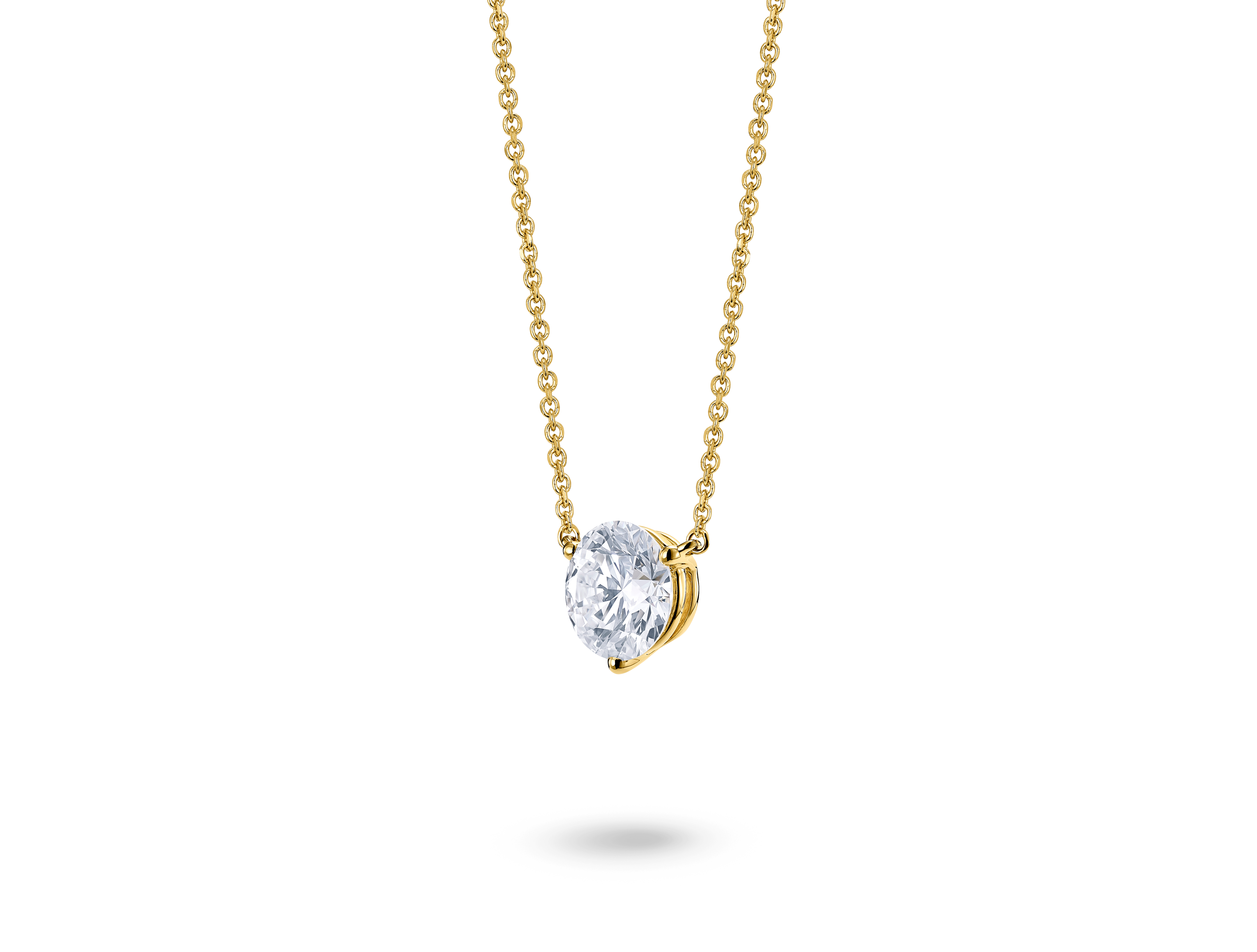 Lab-Grown Diamond 1½ct. Round Brilliant Solitaire Pendant | White