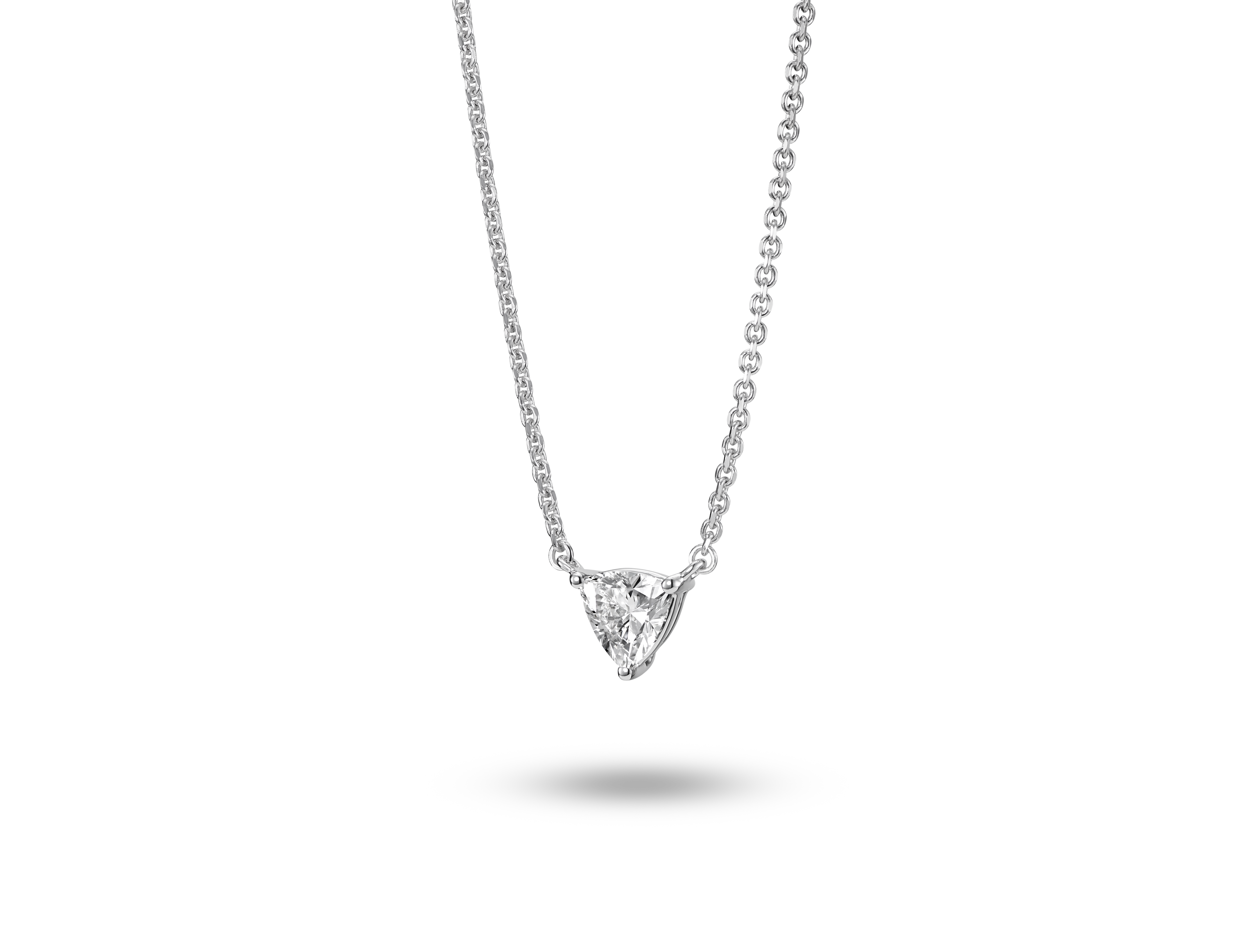 Lab-Grown Diamond ¼ct. Mini Trillion Pendant | White