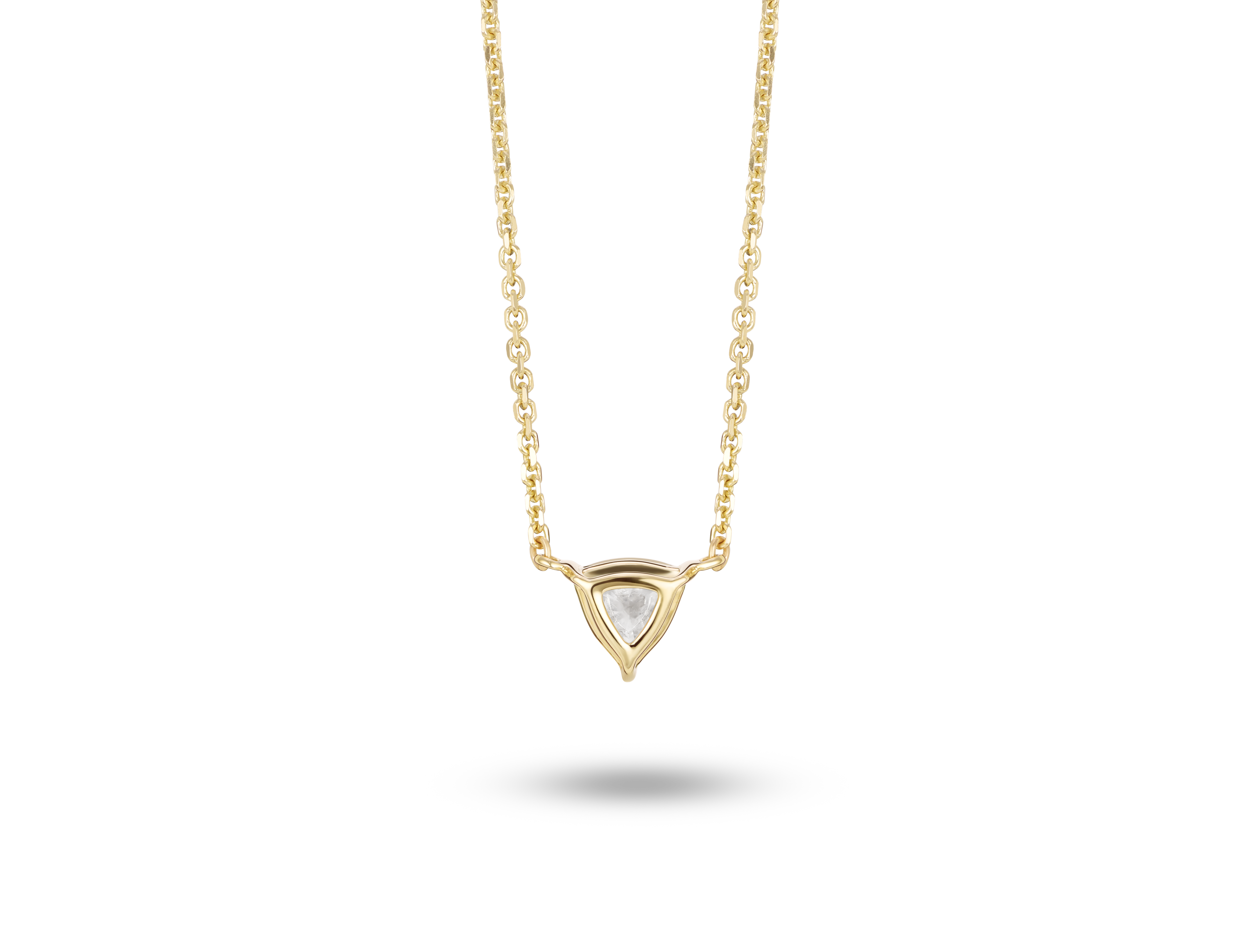 Lab-Grown Diamond ¼ct. Mini Trillion Pendant | White