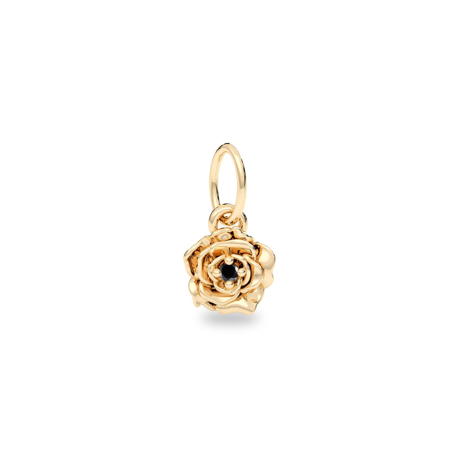 Diamond Pistil Rose Charm(Charm Only)