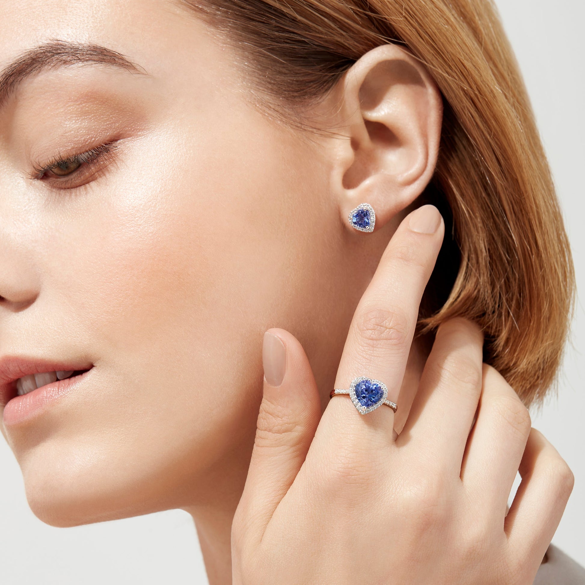14K solid gold diamond hoop earrings for women with brilliant round-cut diamonds, perfect for luxury everyday wear.