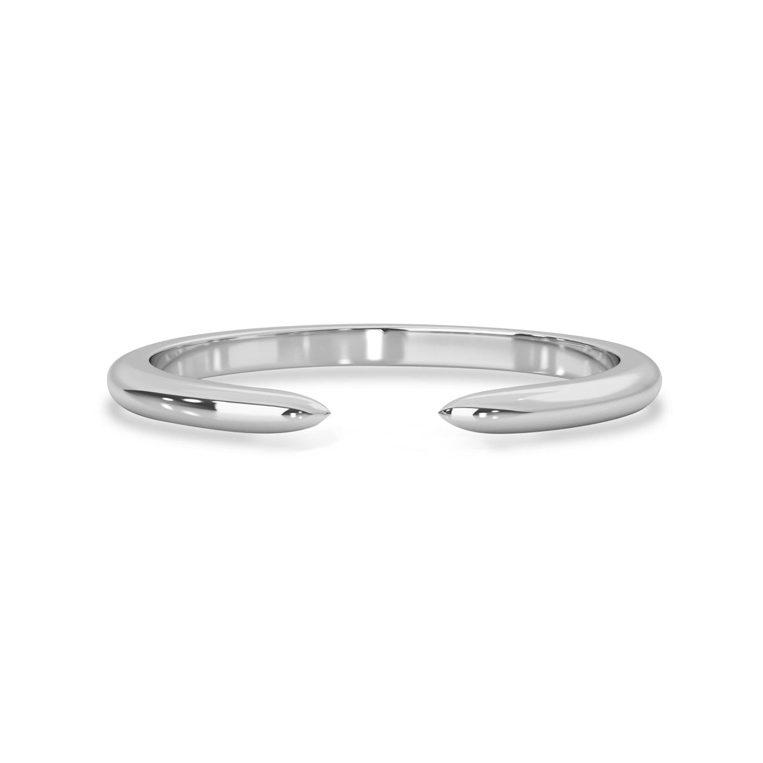 FlexFives Jewels Signature Tapered Open Eternity Ring, Plain Band