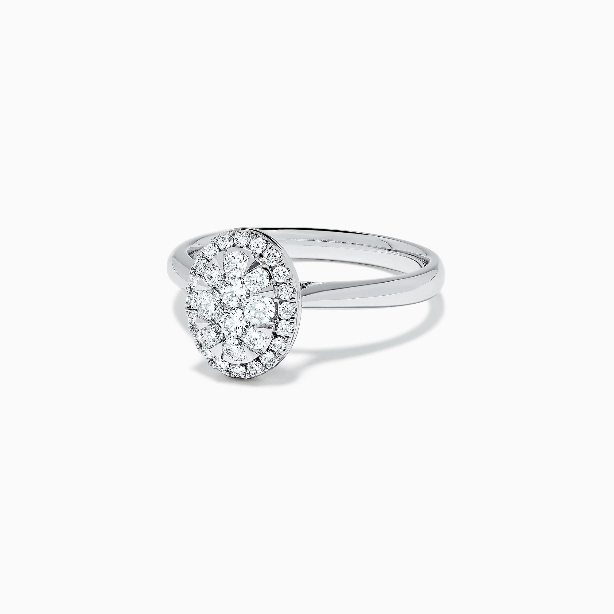 Bouquet 14K White Gold Diamond Ring, 0.46 TCW