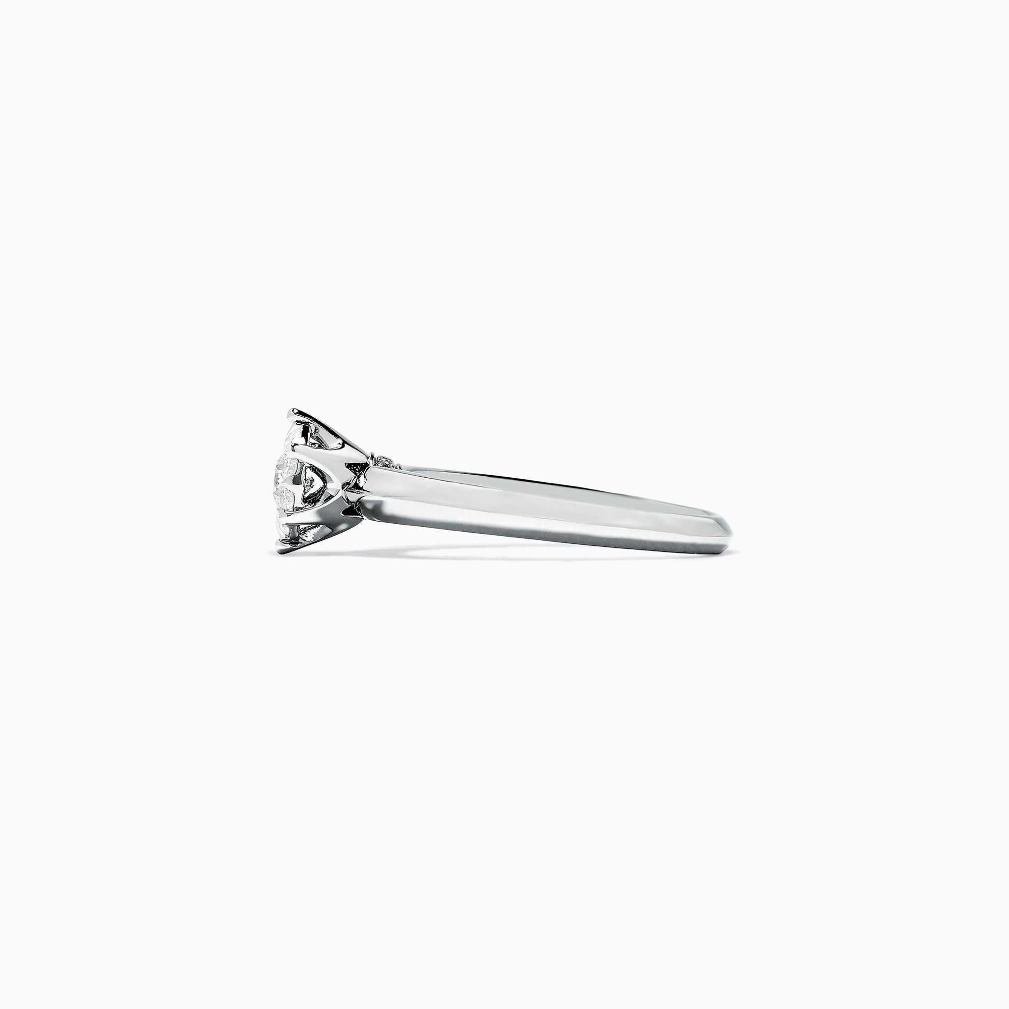 Bridal 14K White Gold Diamond Ring, 0.39 TCW