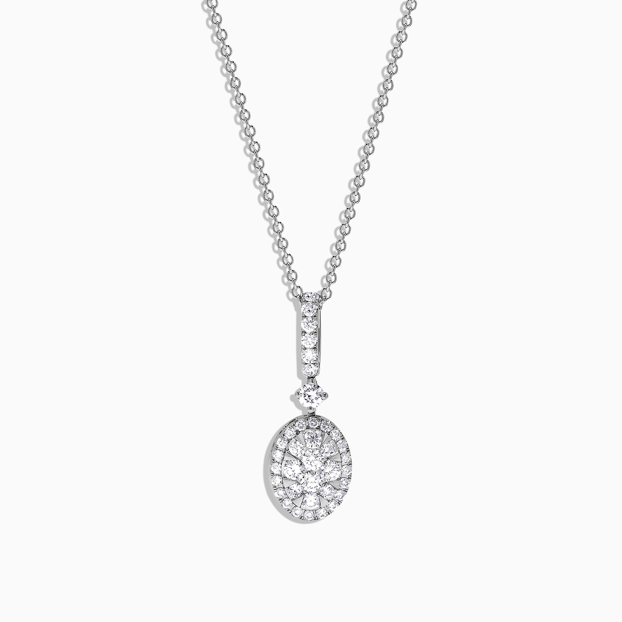 Bouquet 14K White Gold and Diamond Pendant, 0.42 TCW