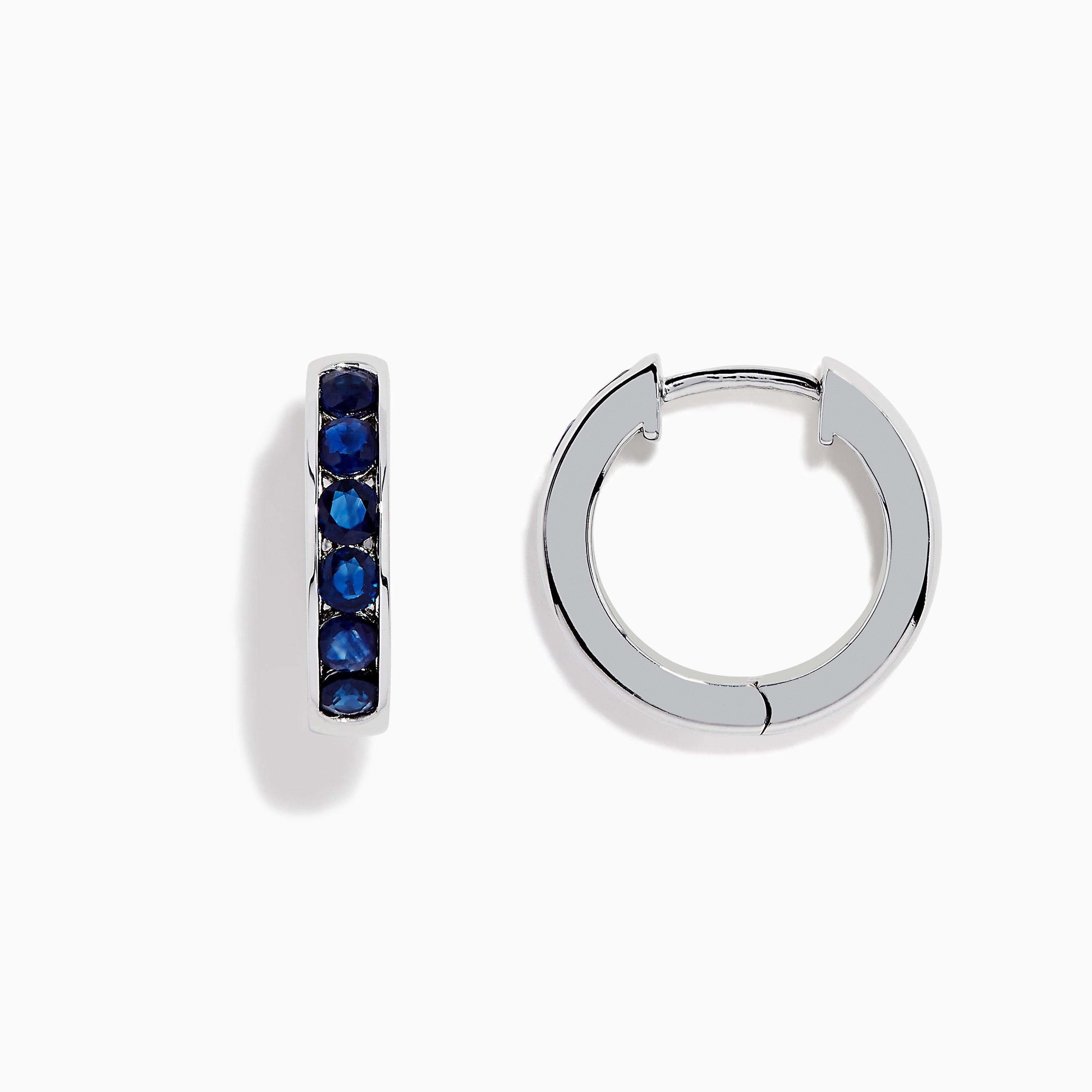 14K solid gold diamond hoop earrings for women with brilliant round-cut diamonds, perfect for luxury everyday wear.