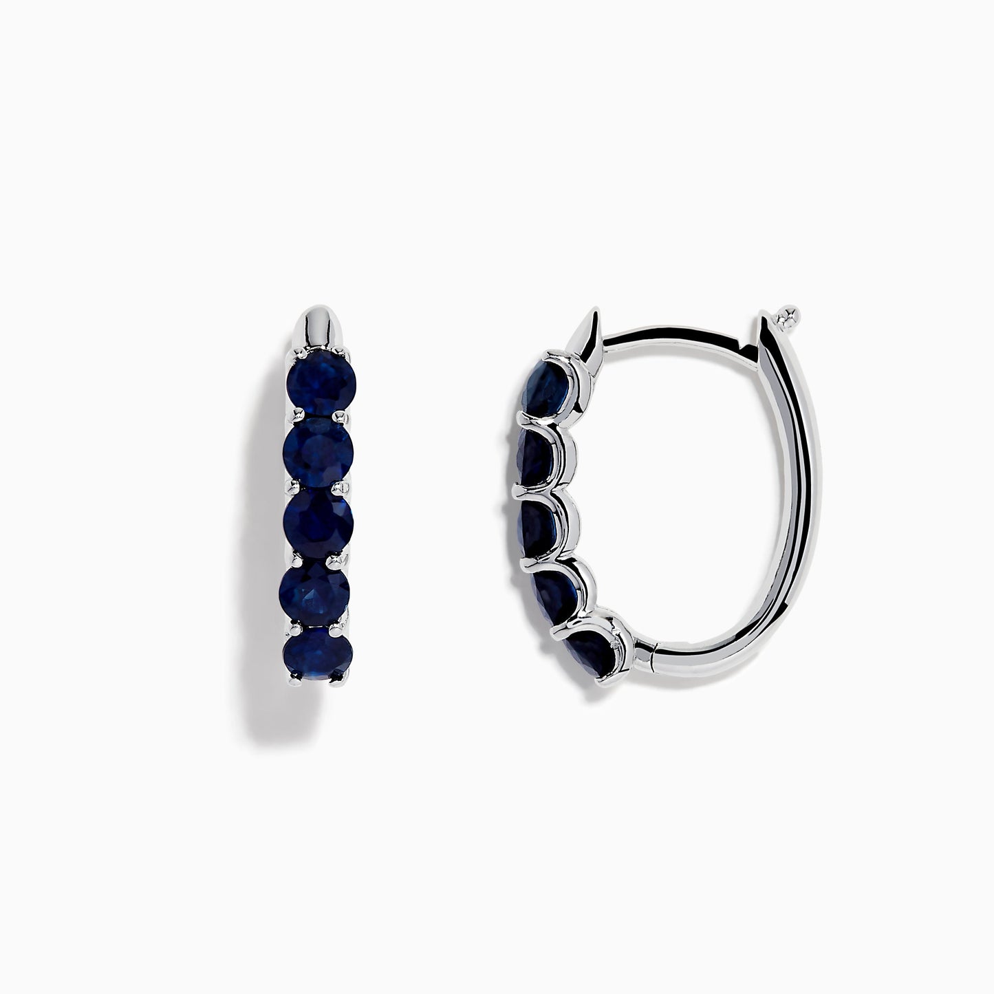 14K solid gold diamond hoop earrings for women with brilliant round-cut diamonds, perfect for luxury everyday wear.