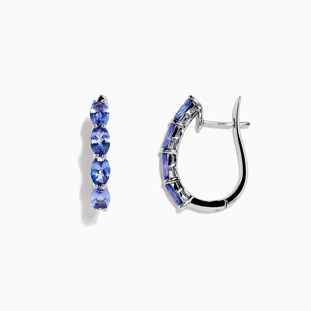 14K solid gold diamond hoop earrings for women with brilliant round-cut diamonds, perfect for luxury everyday wear.