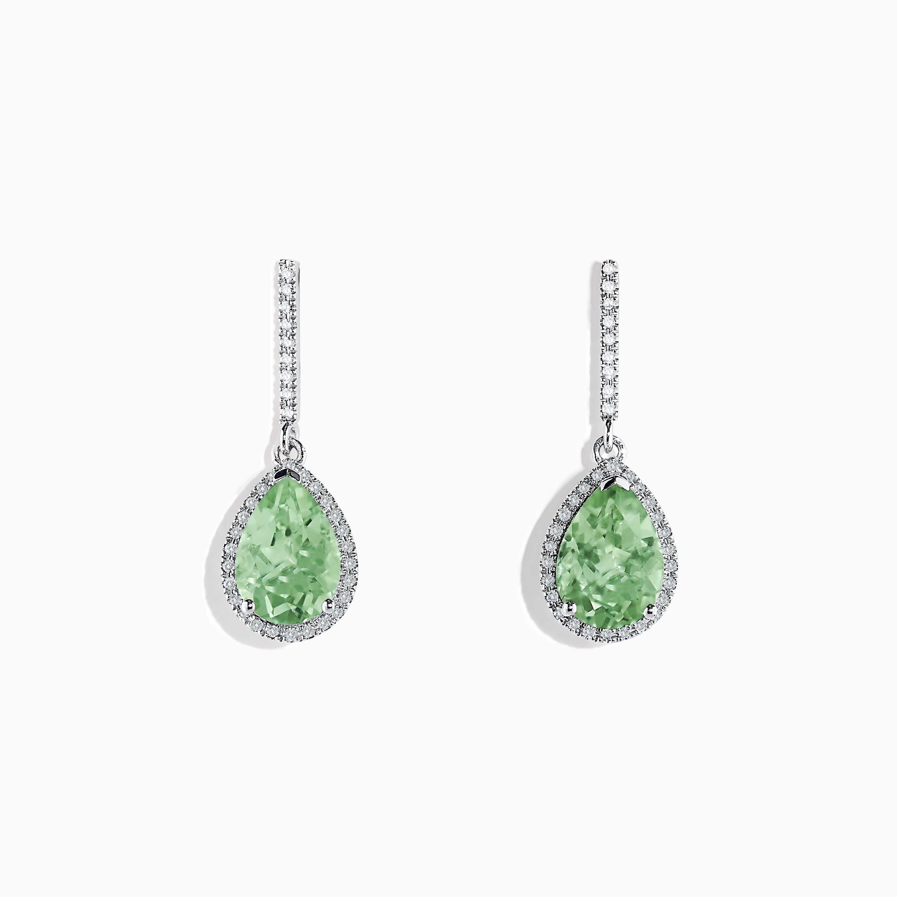 14K solid gold diamond hoop earrings for women with brilliant round-cut diamonds, perfect for luxury everyday wear.