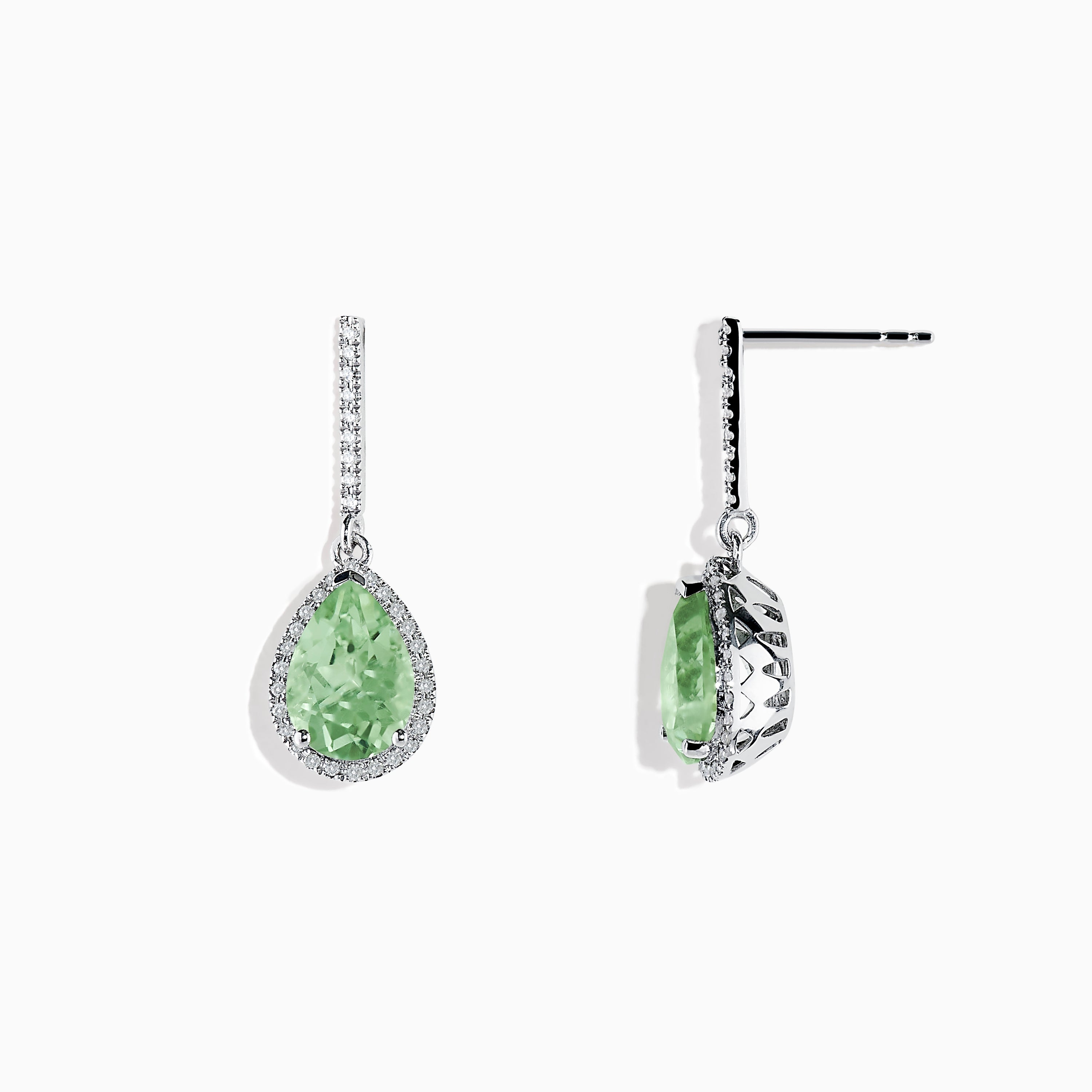 14K solid gold diamond hoop earrings for women with brilliant round-cut diamonds, perfect for luxury everyday wear.