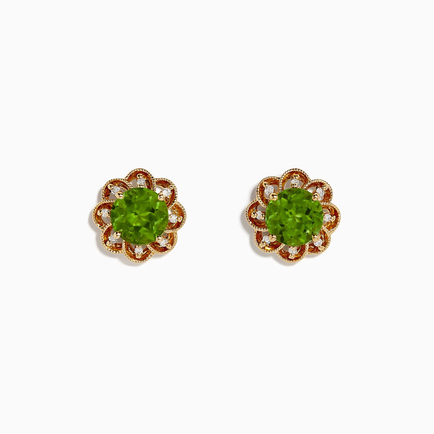14K solid gold diamond hoop earrings for women with brilliant round-cut diamonds, perfect for luxury everyday wear.
