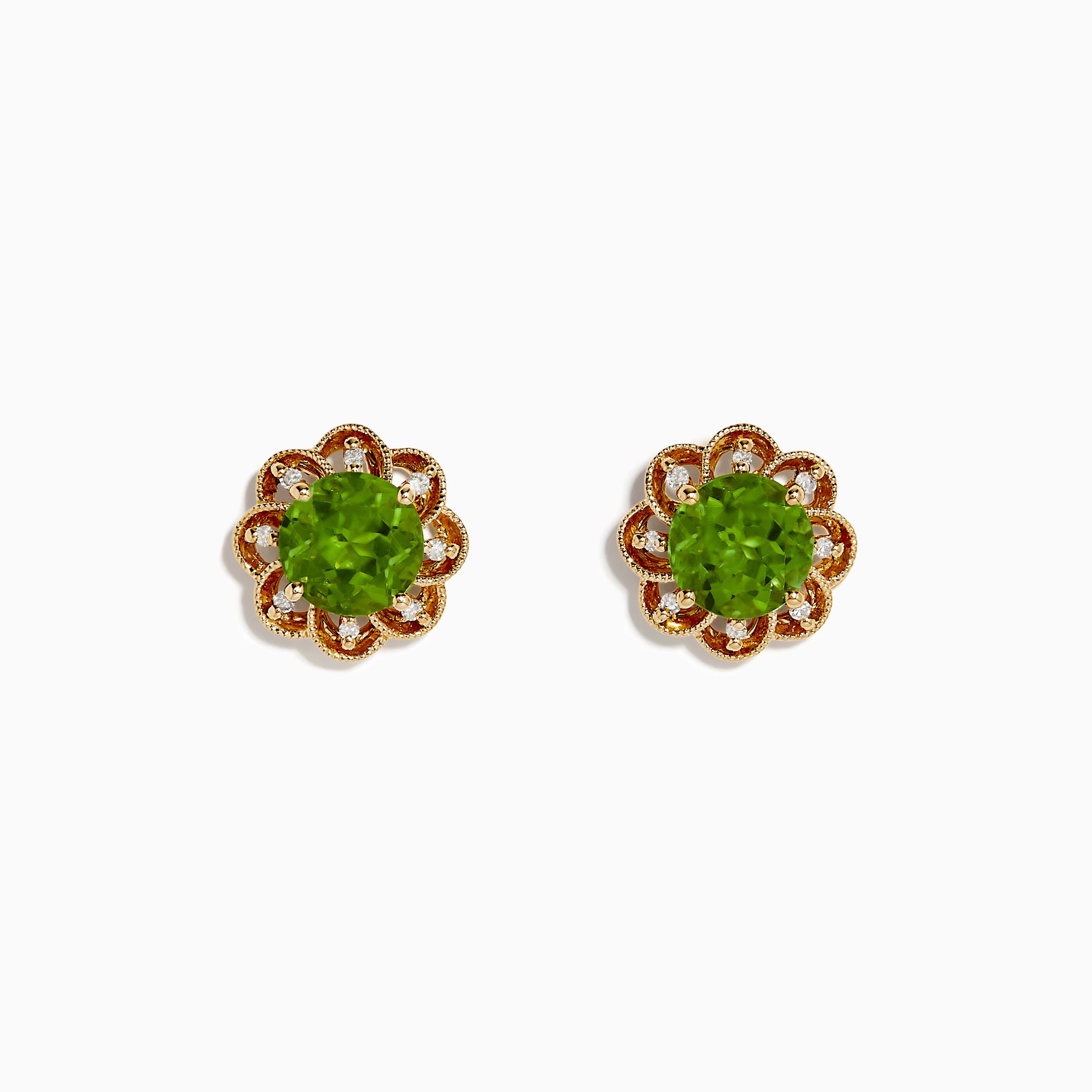 14K solid gold diamond hoop earrings for women with brilliant round-cut diamonds, perfect for luxury everyday wear.