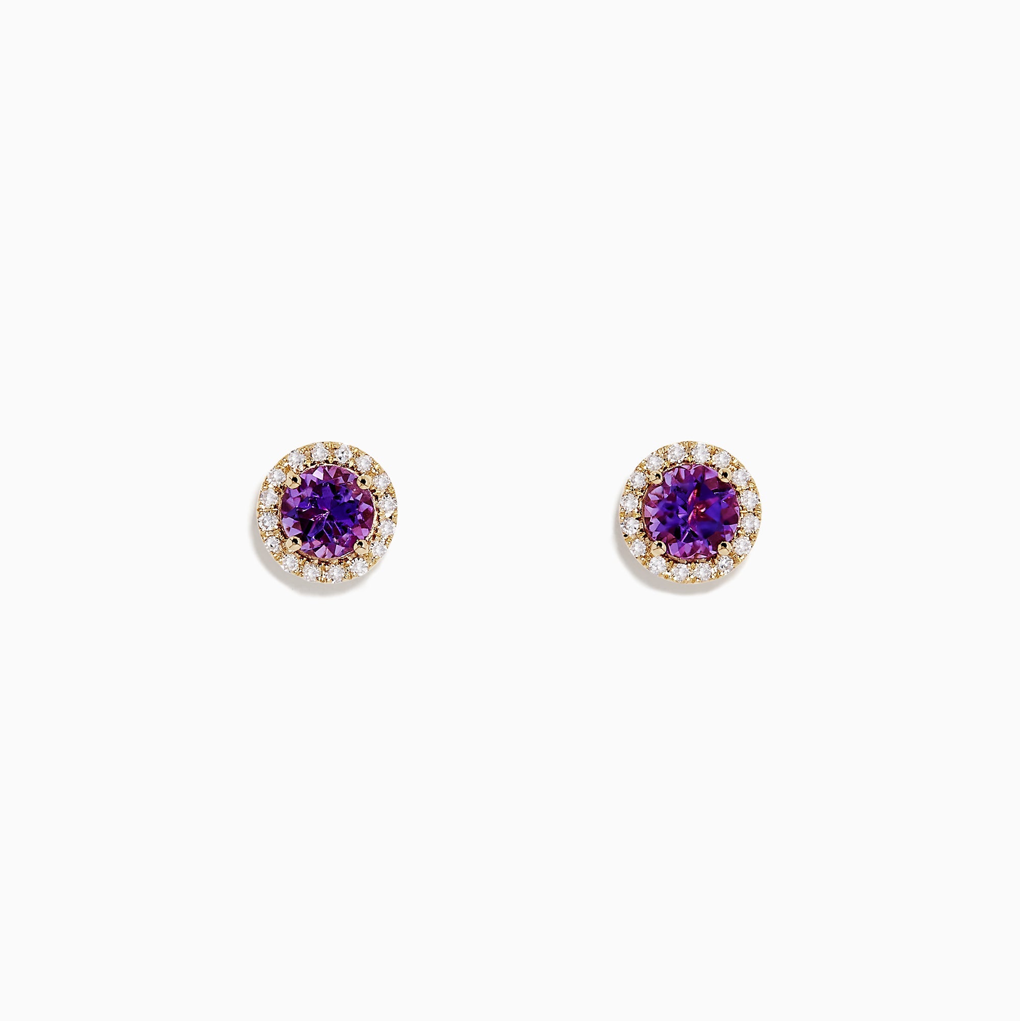 14K solid gold diamond hoop earrings for women with brilliant round-cut diamonds, perfect for luxury everyday wear.