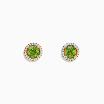 14K solid gold diamond hoop earrings for women with brilliant round-cut diamonds, perfect for luxury everyday wear.