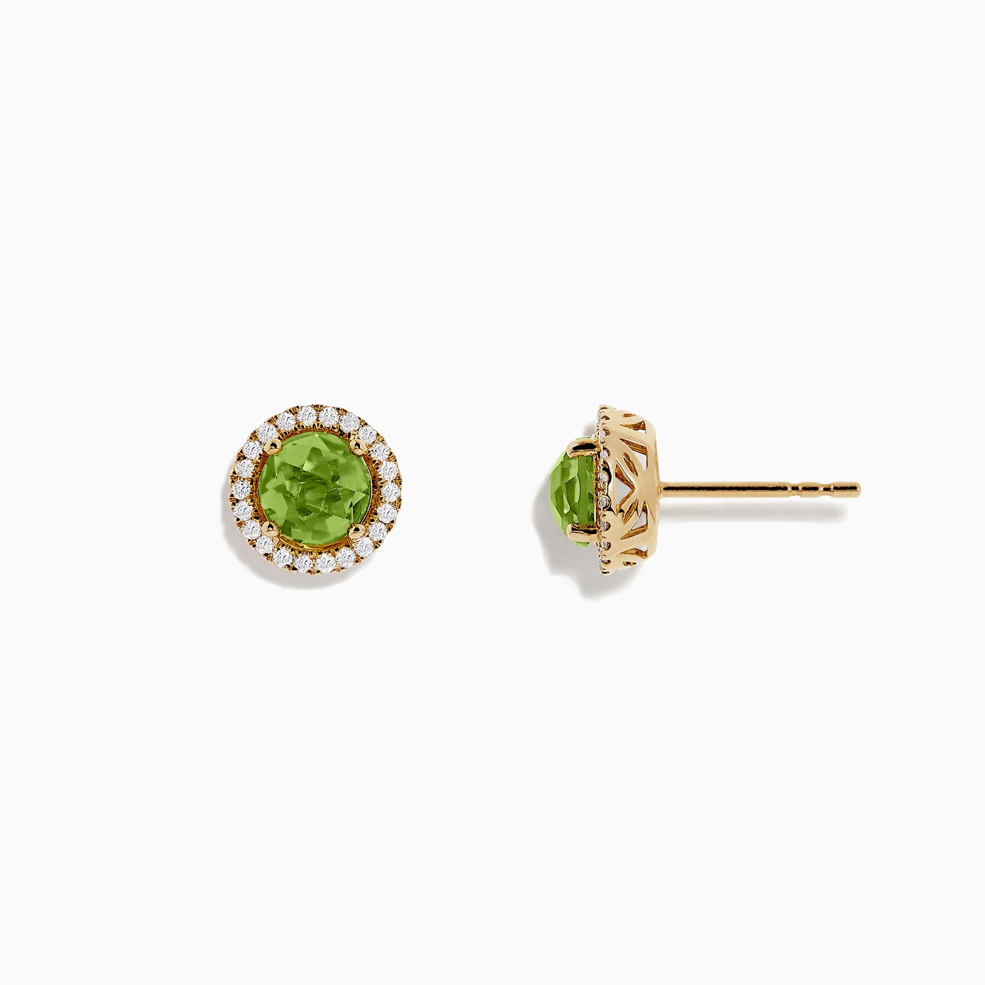 14K solid gold diamond hoop earrings for women with brilliant round-cut diamonds, perfect for luxury everyday wear.