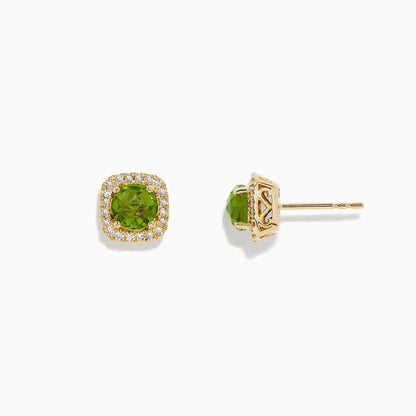14K solid gold diamond hoop earrings for women with brilliant round-cut diamonds, perfect for luxury everyday wear.