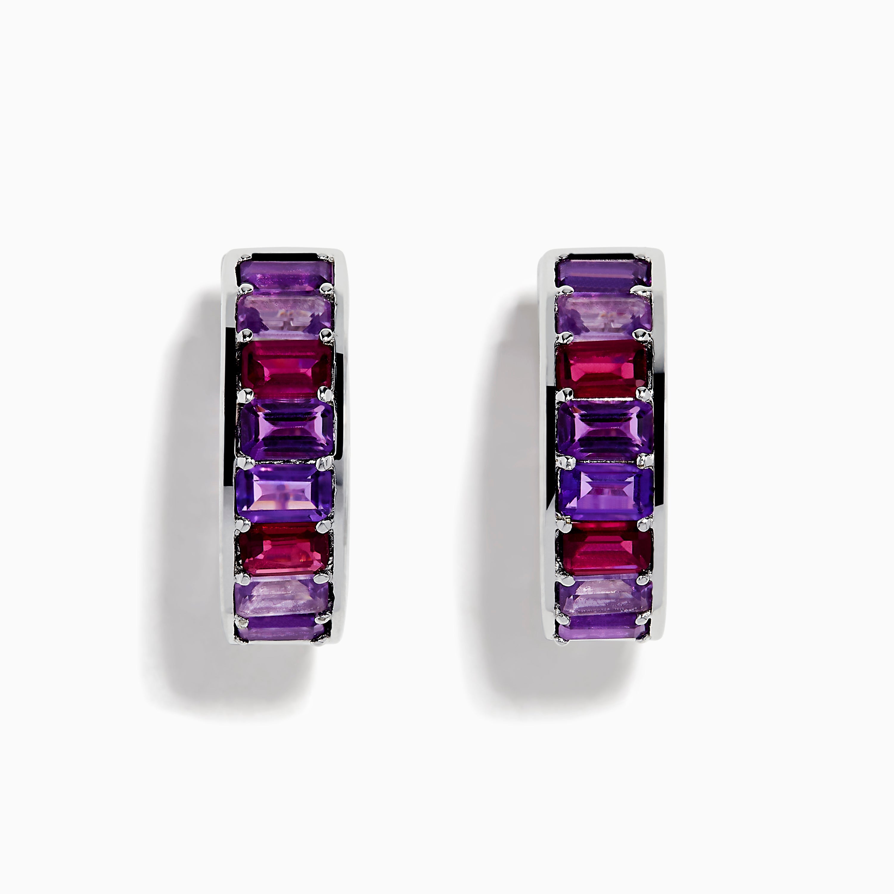 14K solid gold diamond hoop earrings for women with brilliant round-cut diamonds, perfect for luxury everyday wear.