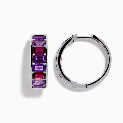 14K solid gold diamond hoop earrings for women with brilliant round-cut diamonds, perfect for luxury everyday wear.