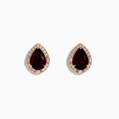 14K solid gold diamond hoop earrings for women with brilliant round-cut diamonds, perfect for luxury everyday wear.