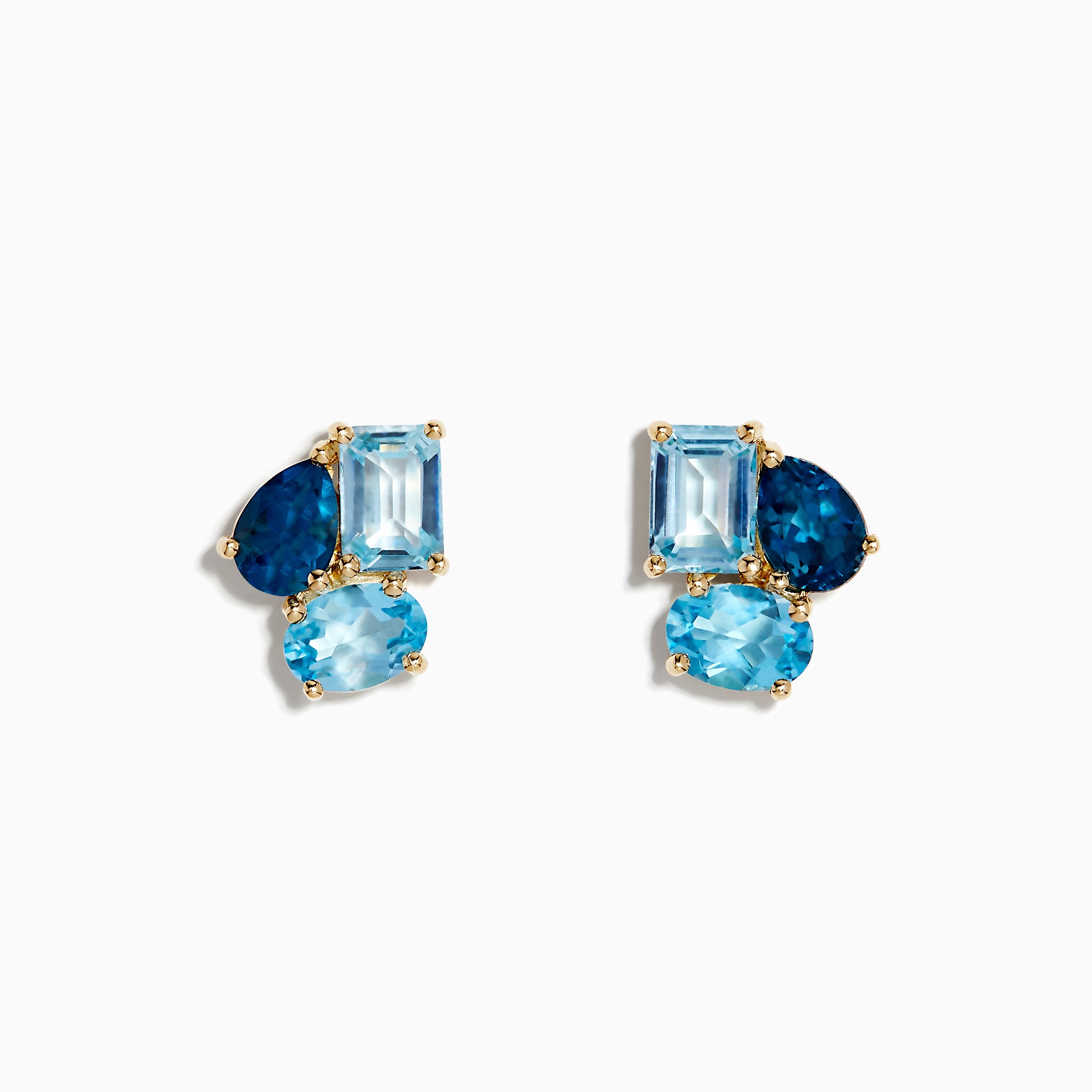 14K solid gold diamond hoop earrings for women with brilliant round-cut diamonds, perfect for luxury everyday wear.