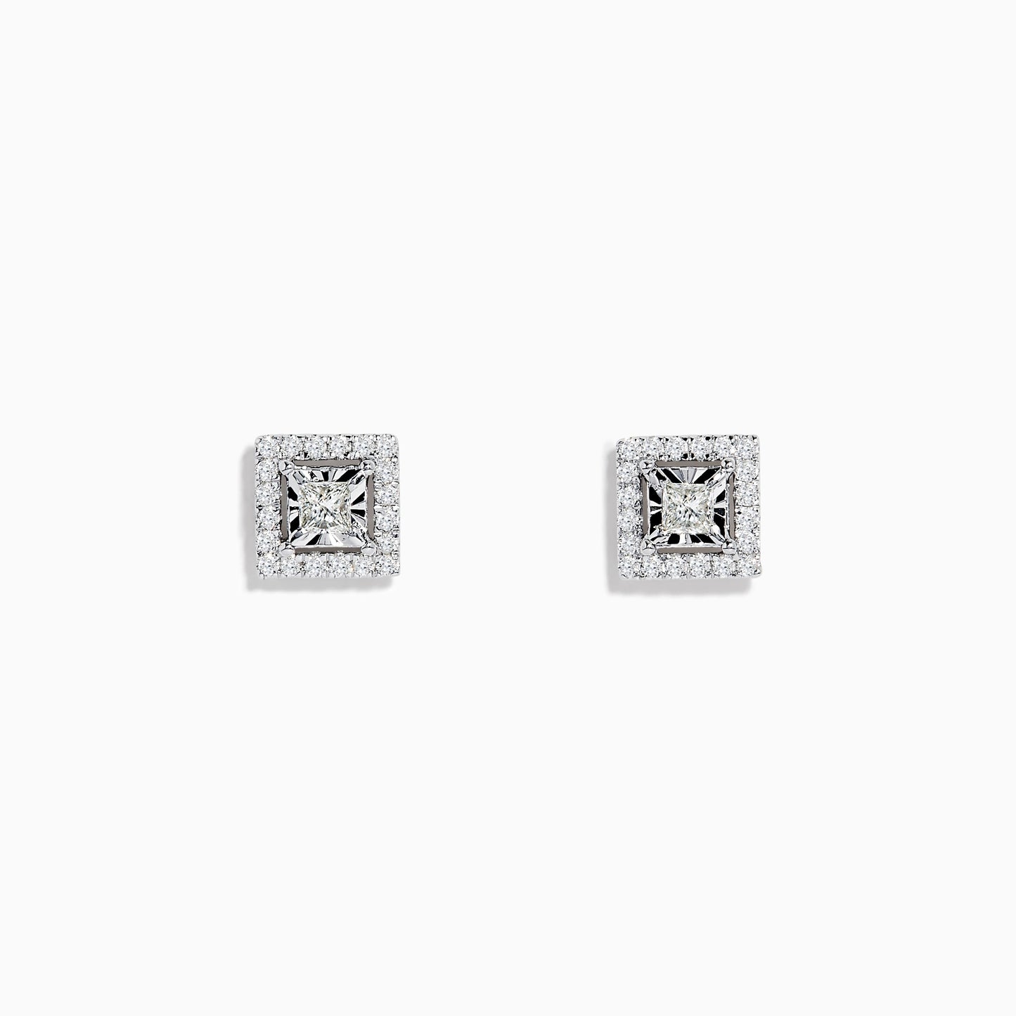 14K solid gold diamond hoop earrings for women with brilliant round-cut diamonds, perfect for luxury everyday wear.