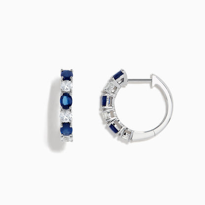 14K solid gold diamond hoop earrings for women with brilliant round-cut diamonds, perfect for luxury everyday wear.
