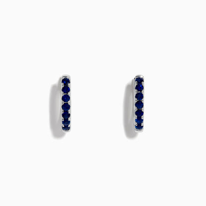 14K solid gold diamond hoop earrings for women with brilliant round-cut diamonds, perfect for luxury everyday wear.