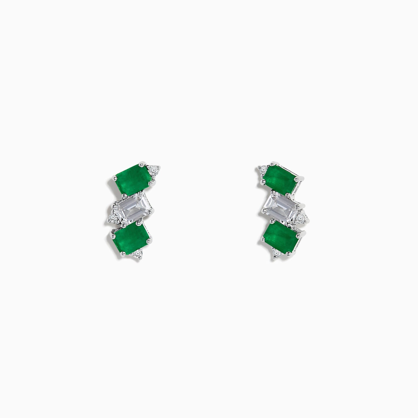 14K solid gold diamond hoop earrings for women with brilliant round-cut diamonds, perfect for luxury everyday wear.