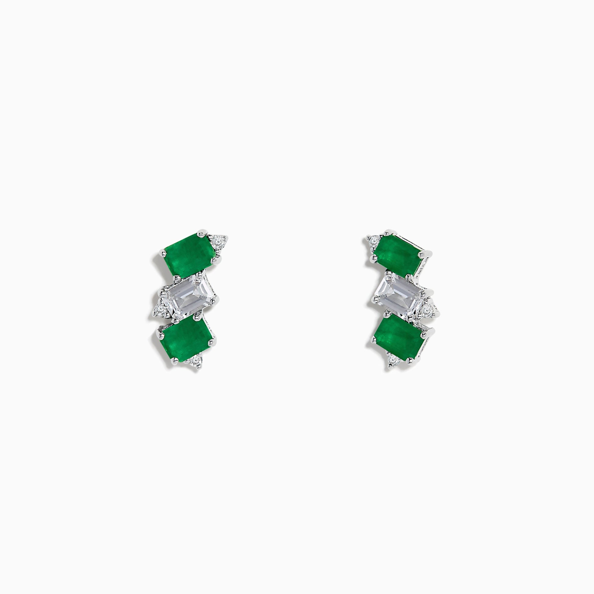 14K solid gold diamond hoop earrings for women with brilliant round-cut diamonds, perfect for luxury everyday wear.