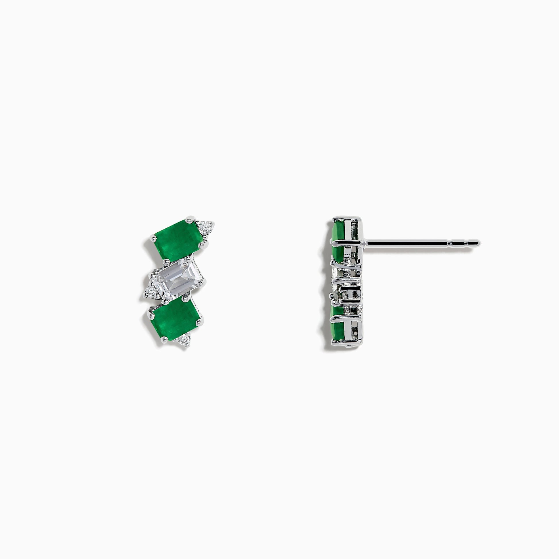 14K solid gold diamond hoop earrings for women with brilliant round-cut diamonds, perfect for luxury everyday wear.
