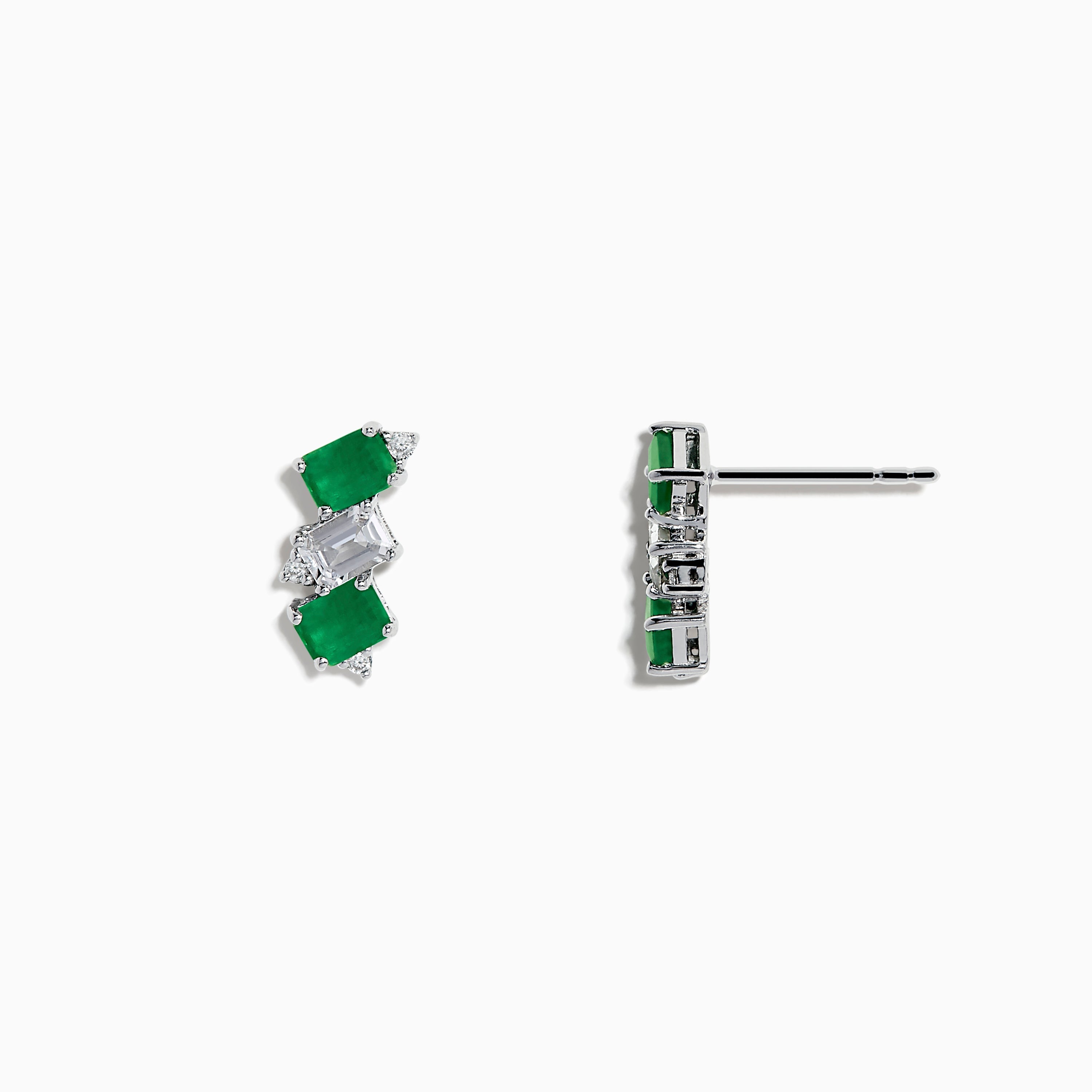 14K solid gold diamond hoop earrings for women with brilliant round-cut diamonds, perfect for luxury everyday wear.