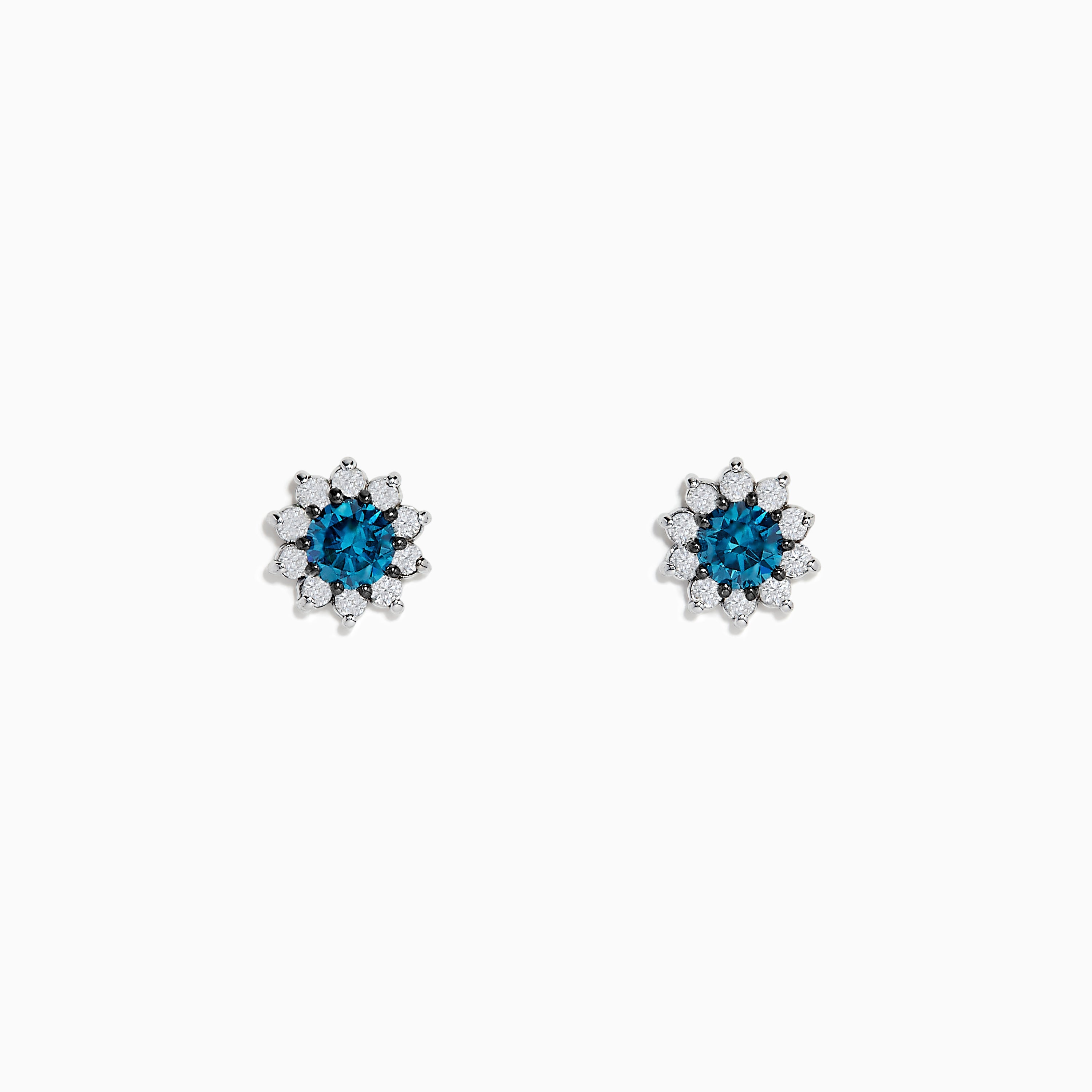 14K solid gold diamond hoop earrings for women with brilliant round-cut diamonds, perfect for luxury everyday wear.