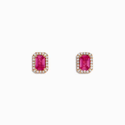 14K solid gold diamond hoop earrings for women with brilliant round-cut diamonds, perfect for luxury everyday wear.