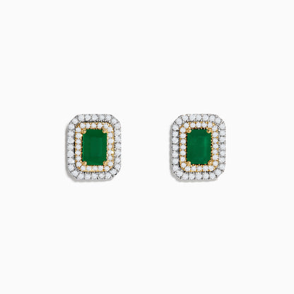 14K solid gold diamond hoop earrings for women with brilliant round-cut diamonds, perfect for luxury everyday wear.